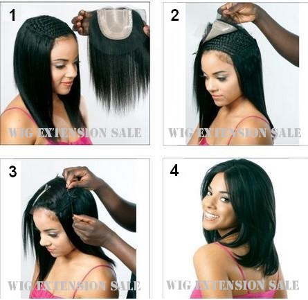 How to Apply Lace Closure to Weave Hair or Wigs